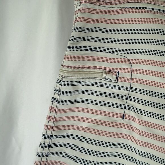 Patagonia Swim Trunks Men's 34 White USA Striped Drawstring Pockets Lightweight - Picture 3 of 12